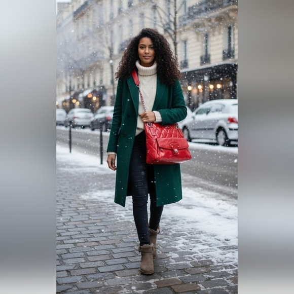 Coach NWT 2011 Poppy Cherry Red Liquid Gloss Patent Leather Quilted Bag - Picture 3 of 14